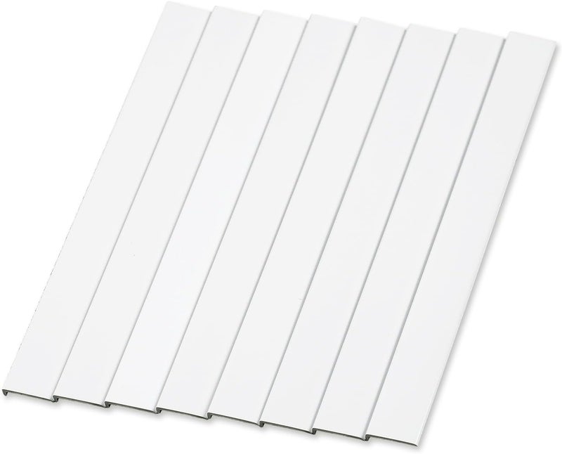 Tilingview 10 Pcs Peel and Stick Tile Trim Edge, Self-Adhesive 12" PVC Molding Edging for Kitchen Backsplash (White) - Image 2